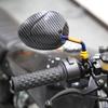 8mm/10mm Motorcykel Sidospegel Ersättning Motorcykel Backspegel Multivinkeljustering med Reflekterande Strimma