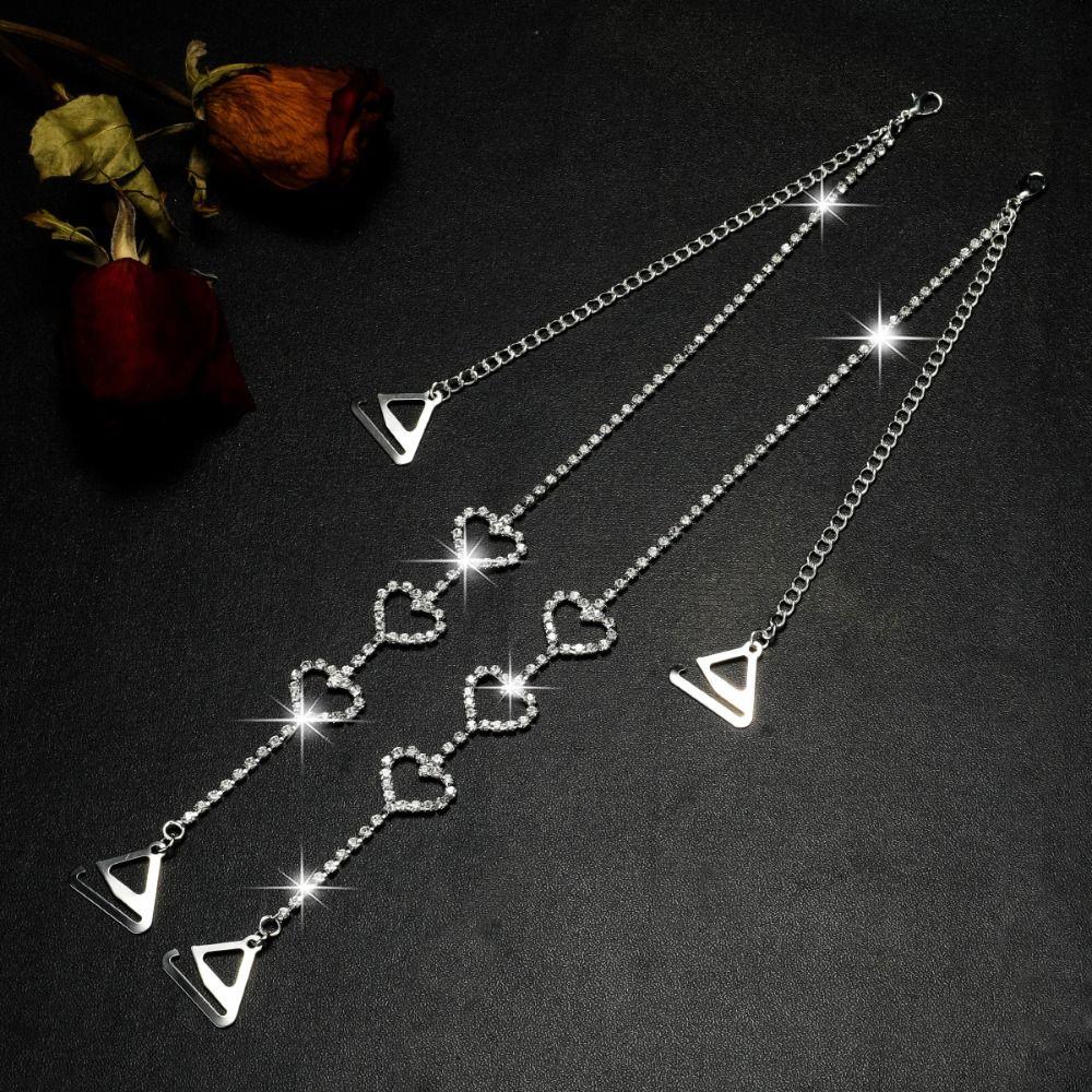 Removable Shoulder Straps Crystal Shoulder Belts Creative Bra Straps  for Women