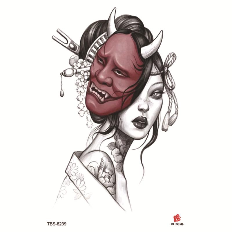 Wasserdichtes Ganzarm Totemsymbol Tattoo Aufkleber Set