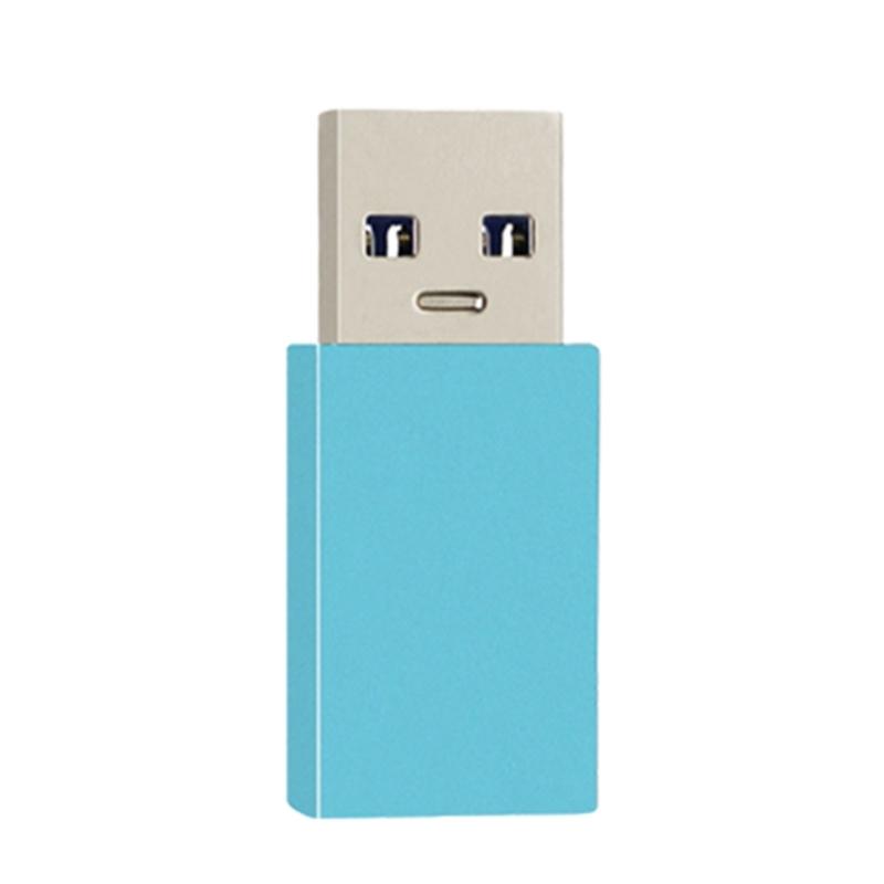 

USB Блокувальник Даних USB Адаптер Живлення із Захистом Даних Вихід 12В/3А USB Захисник для Пристроїв з Високим Споживанням Енергії синій