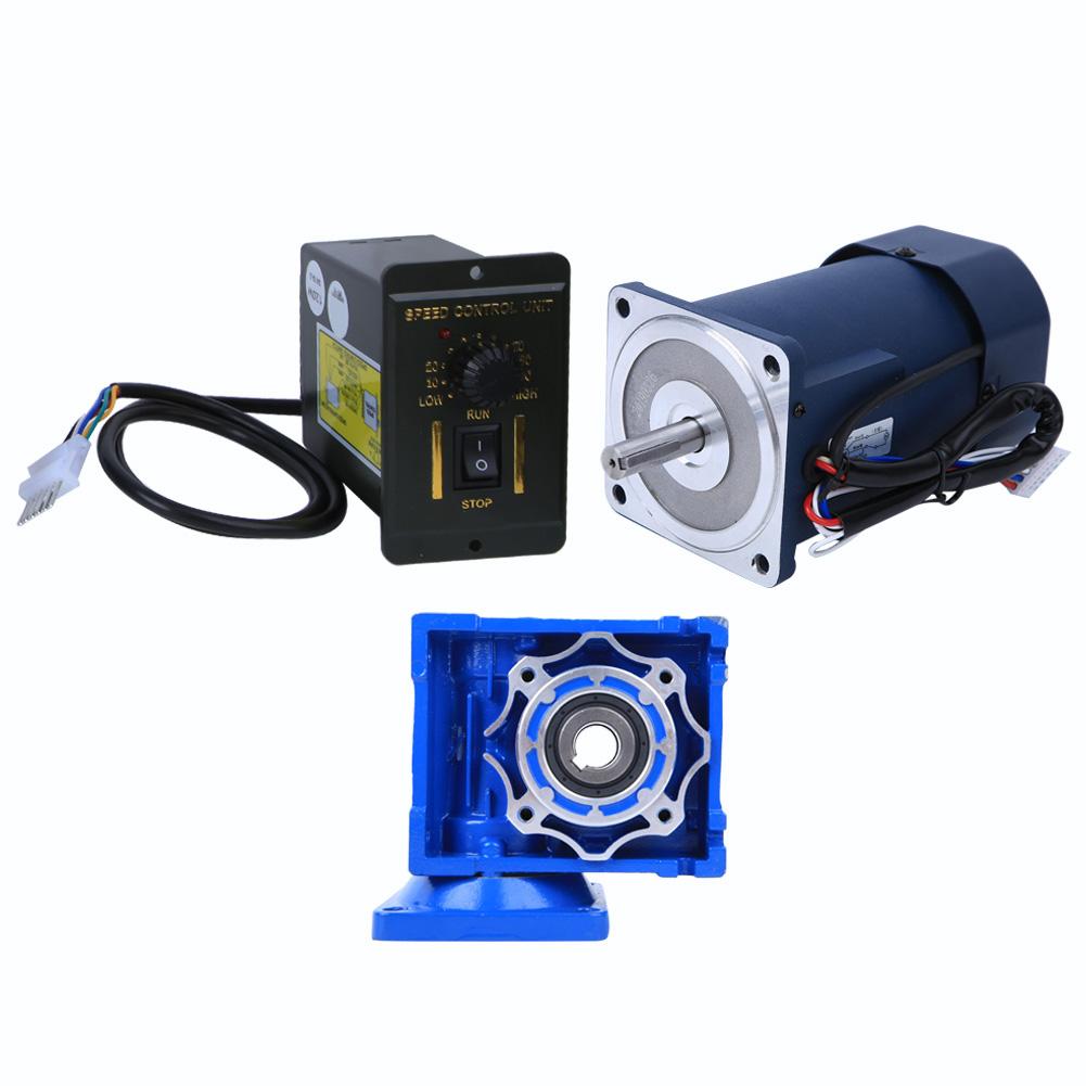 120W Worm Gear Reducer Motor 220VAC 5IK120RGN RV40 Speed Controller for Office Equipment