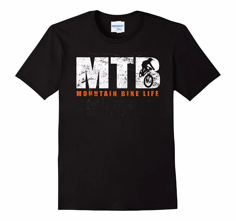 

Mountain Bike Life Vintage MTB TShirt 100 Cotton ONeck Summer Short Sleeve Casual Mens Tshirt Size S3XL 4XL