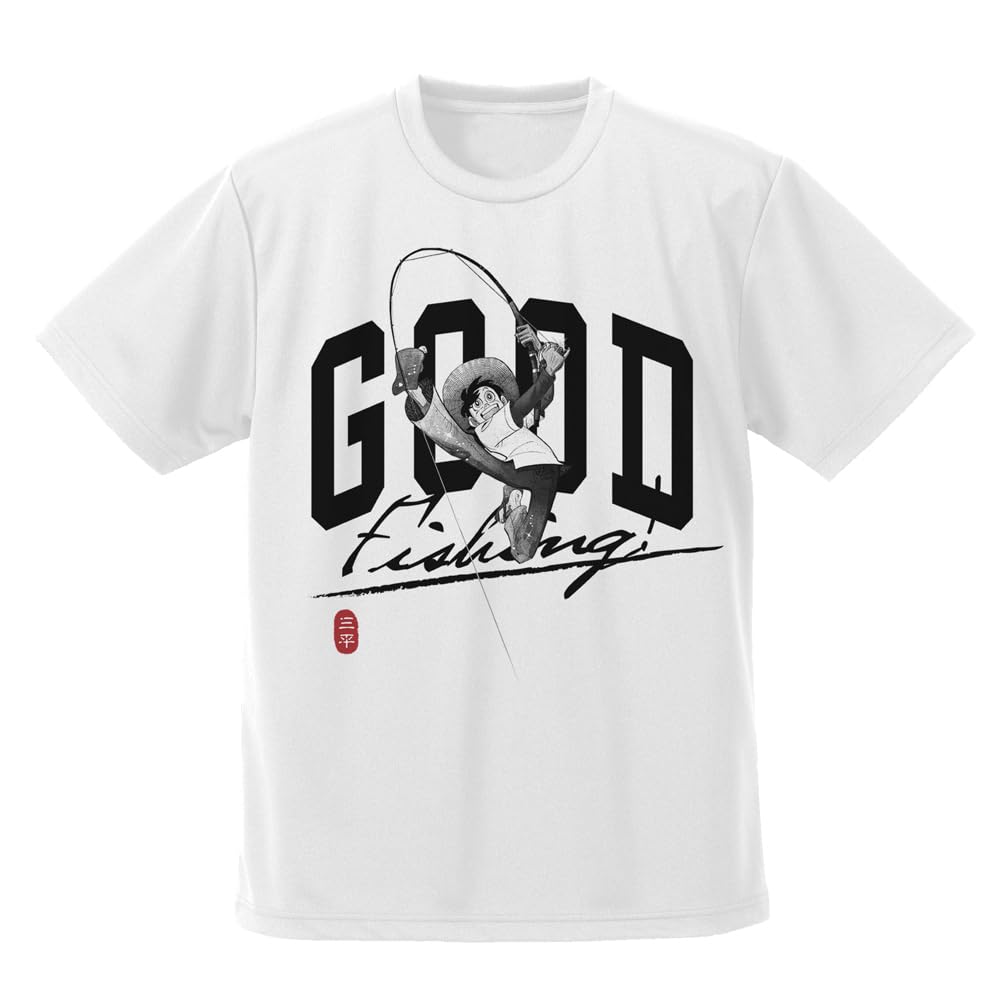 

[Official] COSPA Fishing Enthusiast Sanpei Sanpei s Good Fishing Dry T-shirt WHITE M size