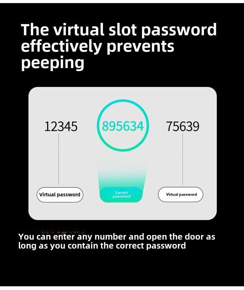 Încuietoare inteligentă de sticlă fără ramă: Electronic, Control Acces cu Parolă și Amprentă, Instalare fără găuri, Securitate Anti-furt pentru Birou.