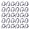 30Pcs Elastic Aluminum Foil Food Covers Heat Resistant Insulation Covers For Kitchen And Picnics