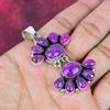 Purple Copper Turquoise Handmade Gemstone Pendant, 925 Solid Sterling Silver Pendant Antique Jewelry, For Engagement Gift