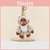 Cute And Cuddly Monkey Plush Doll Perfect For Keychains And Bag Charms In Light Brown