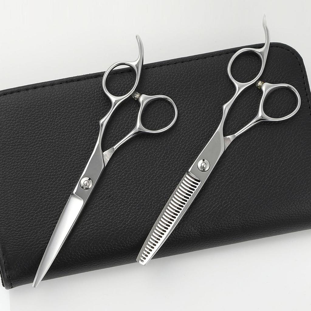 DEEDS GTZ Scissors and Thinning Shears Set by Japanese Scissors Professional Hairdressing Scissors [PF] (6.0 Inches) (6.0 Inches) Manufacturer,