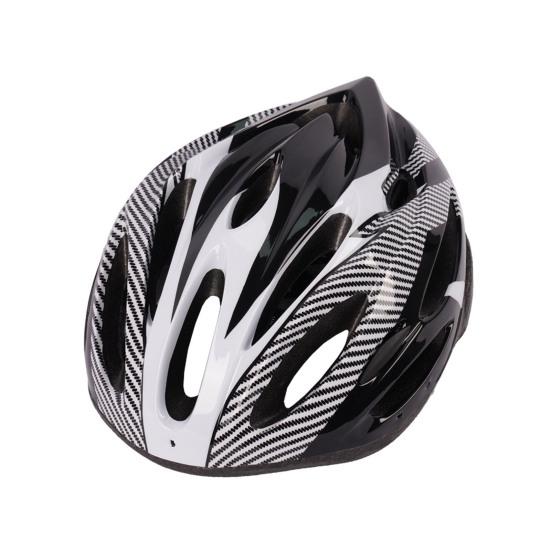 Unisex Streifenmuster Fahrradhelm Outdoor Sport Fahrrad Zubehör