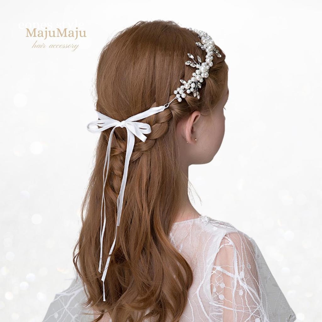 Hair Hair Piano Recitals Accessories, Ornaments, Headdresses, Girls, Children, Handmade, Arrangements, (F) (PMA04)