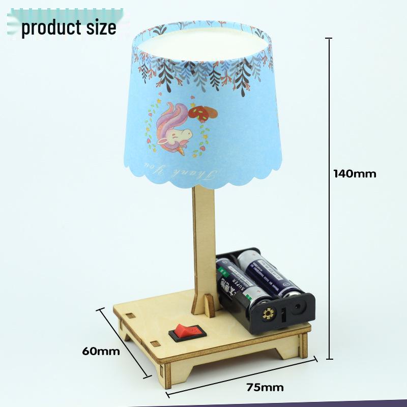 DIY Science Table Lamp Kit for Elementary Students - Handmade Physics Experiment Teaching Aid