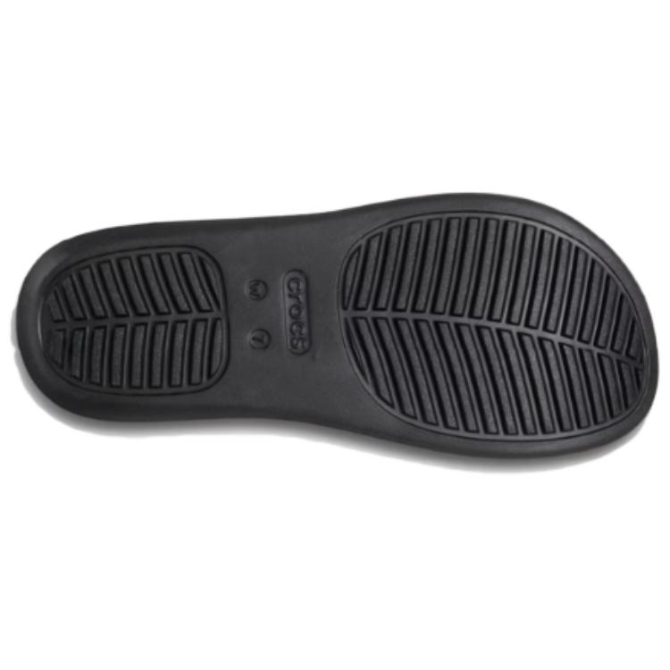 Crocs Slipper Zehentrenner EVA Rutschfest Damen Schuhe Schwarz 210834-001