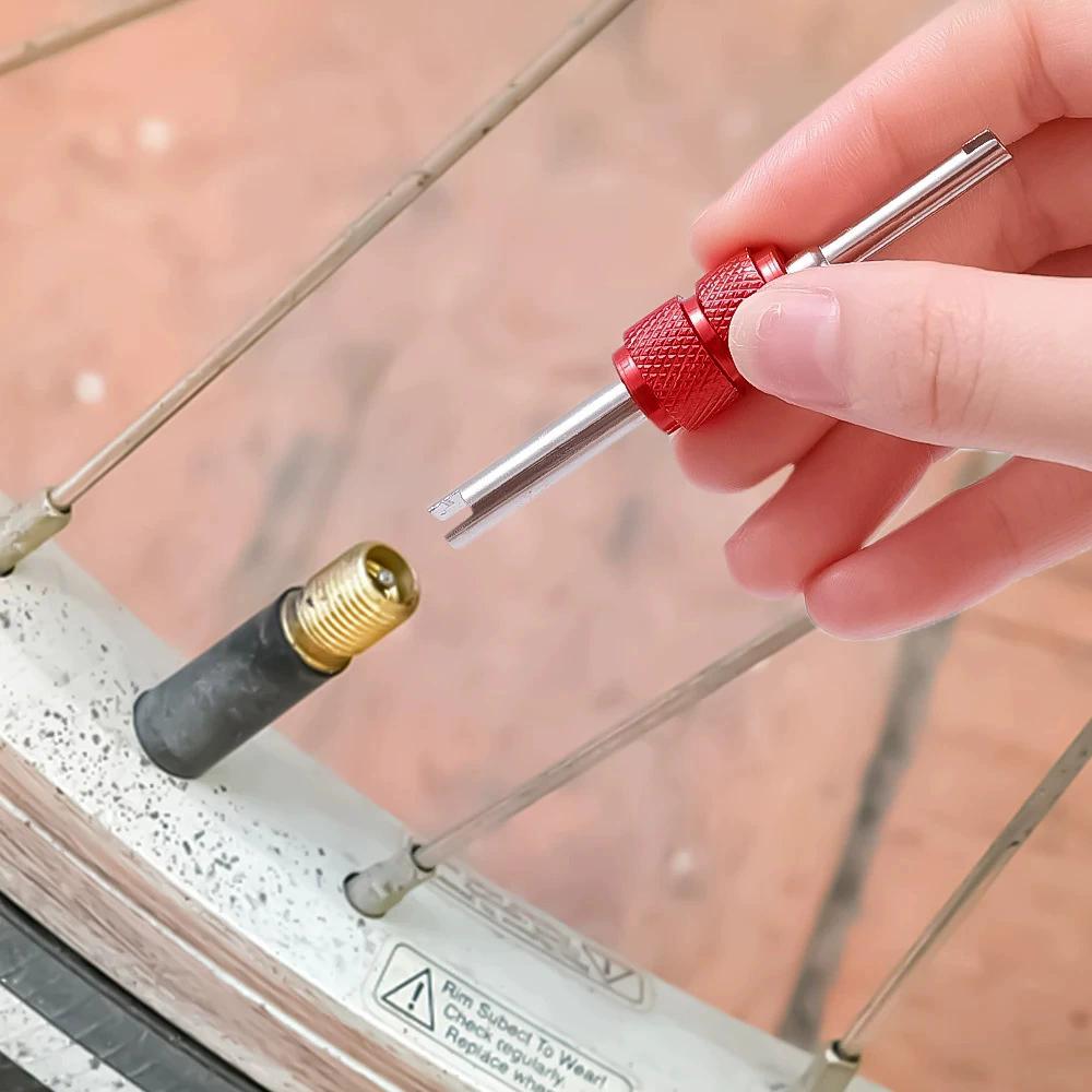 Universal Tire Valve Core Stems Remover Screwdriver Auto Truck Bicycle Wheel Repair Tool Dual Use Tire Remover Car Accessories