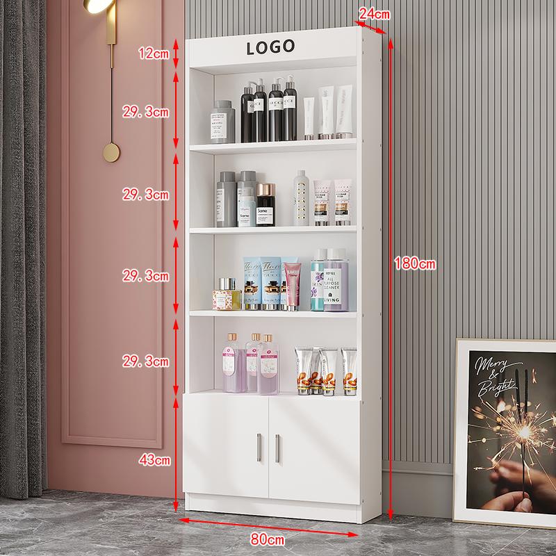 Beauty Salon Cosmetic Display Cabinet & Makeup Shelf Rack