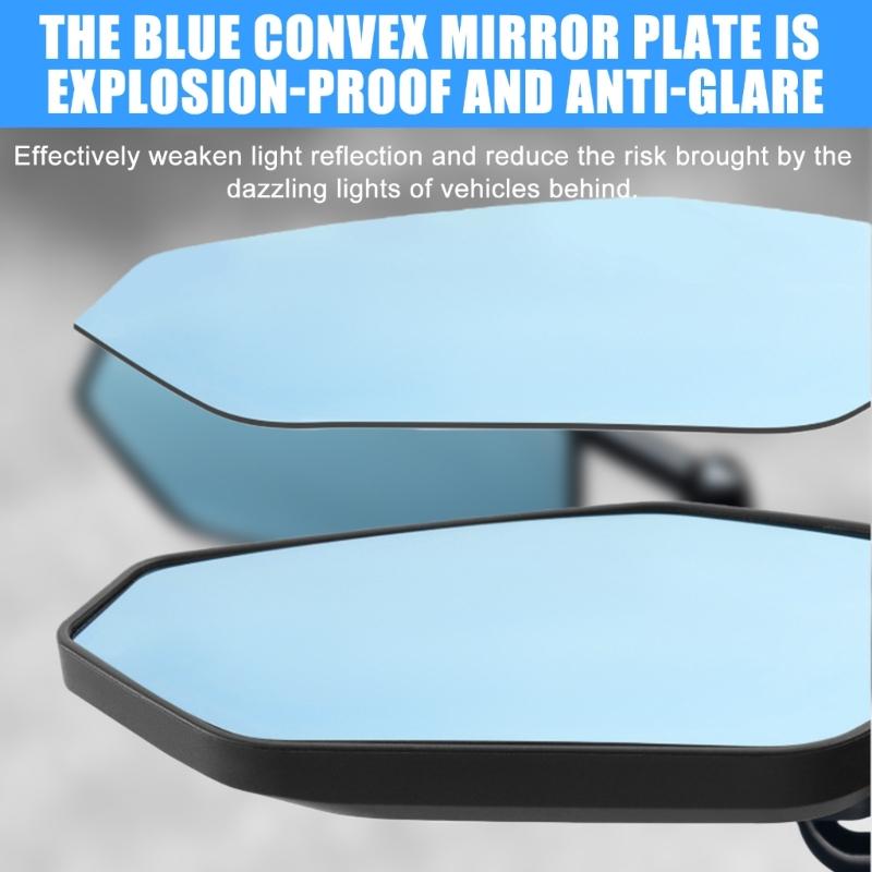 Bicycles 360 Degree Rotatable Handlebars Rearview Reflector Safety Mirror Adjustable Handlebar Bikes Rear View Mirror