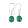 925 Sterling Silver Chrome Diopside Gemstone Ethnic Jewelry Earrings For Women EE-6-2