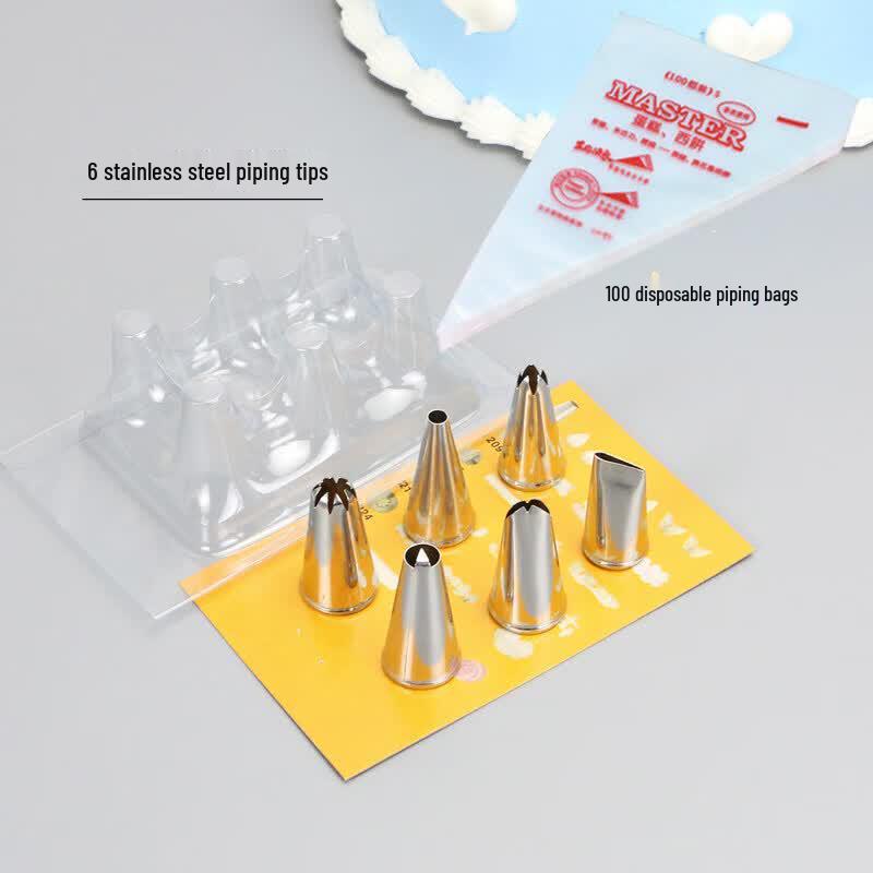 Qiwei 12-Head Piping Nozzle & Bag Set