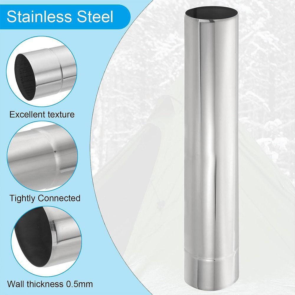 Durchmesser 6CM Schornsteinrohre Runde Ofenrohre Neue Kamin-Schornstein-Regenhauben Zelte