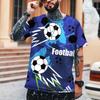 Sommer Männer T-Shirt Fußball Weltmeisterschaft Cool 3D Druck Rundhals T-shirt Hohe Qualität S-6XL