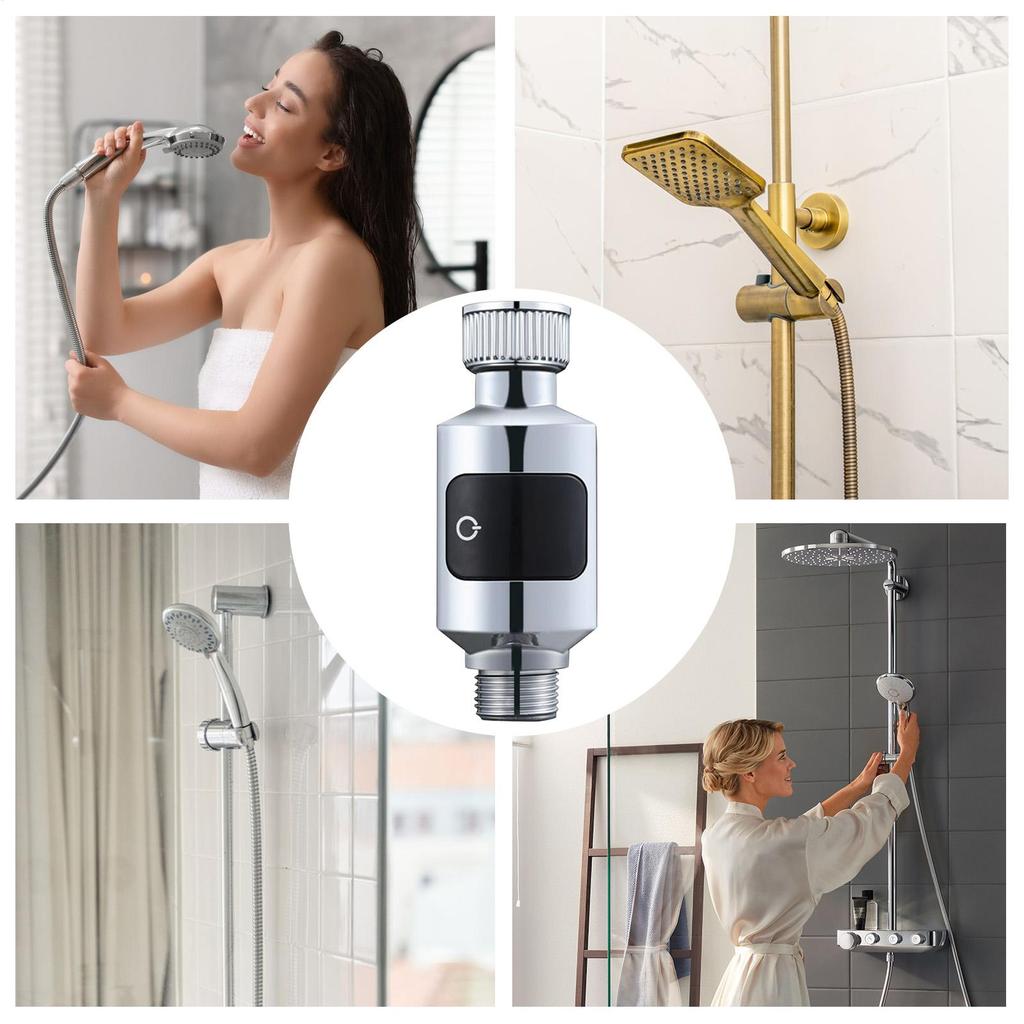 Shower Temperature Sensor Instant-Read Bath Gauge Sensor Shower Temperature Led Digital Display For Household Home Bathroom