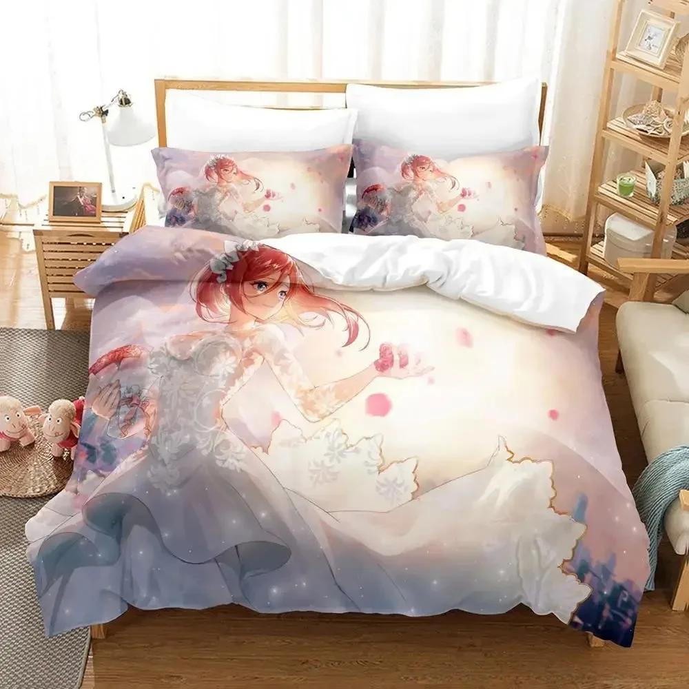 The Quintessential Quintuplets Bedding Set Single Twin Full Queen King Size Bed Set Aldult Kid Bedroom Duvet Cover Sets 3D Anime