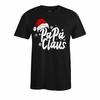 S4e Unisexs Papa Claus Tshirt Fun Santa Family Christmas Shirts