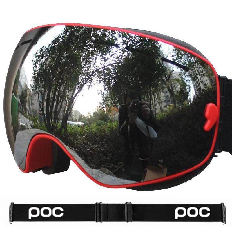 POC double layer anti-fog ski goggles Fully coated ski goggles, mountaineering protective eyewear, ski protective gear SP14