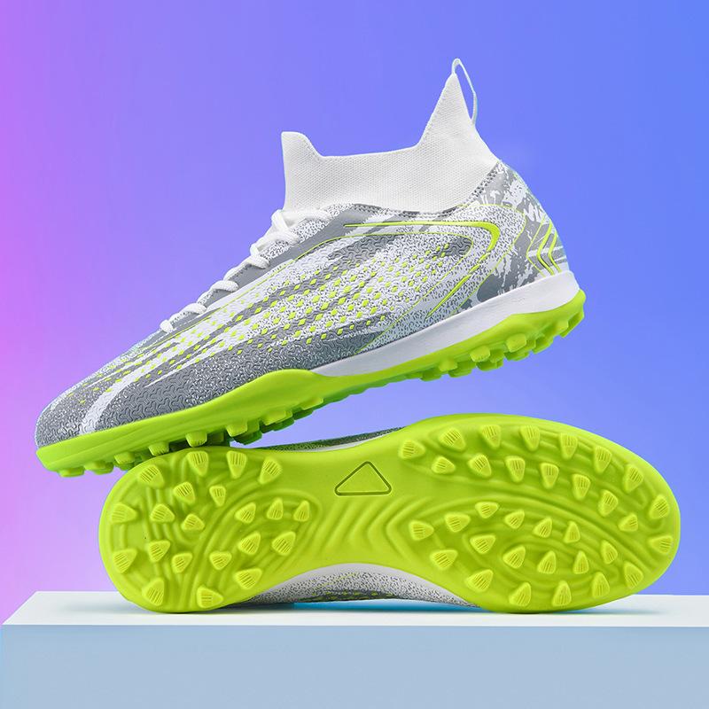 Xiyin Amazon Football Shoes Men's and Women's High-top Spikes Broken Nails Adult Lawn Students Children's Men's Training Shoes