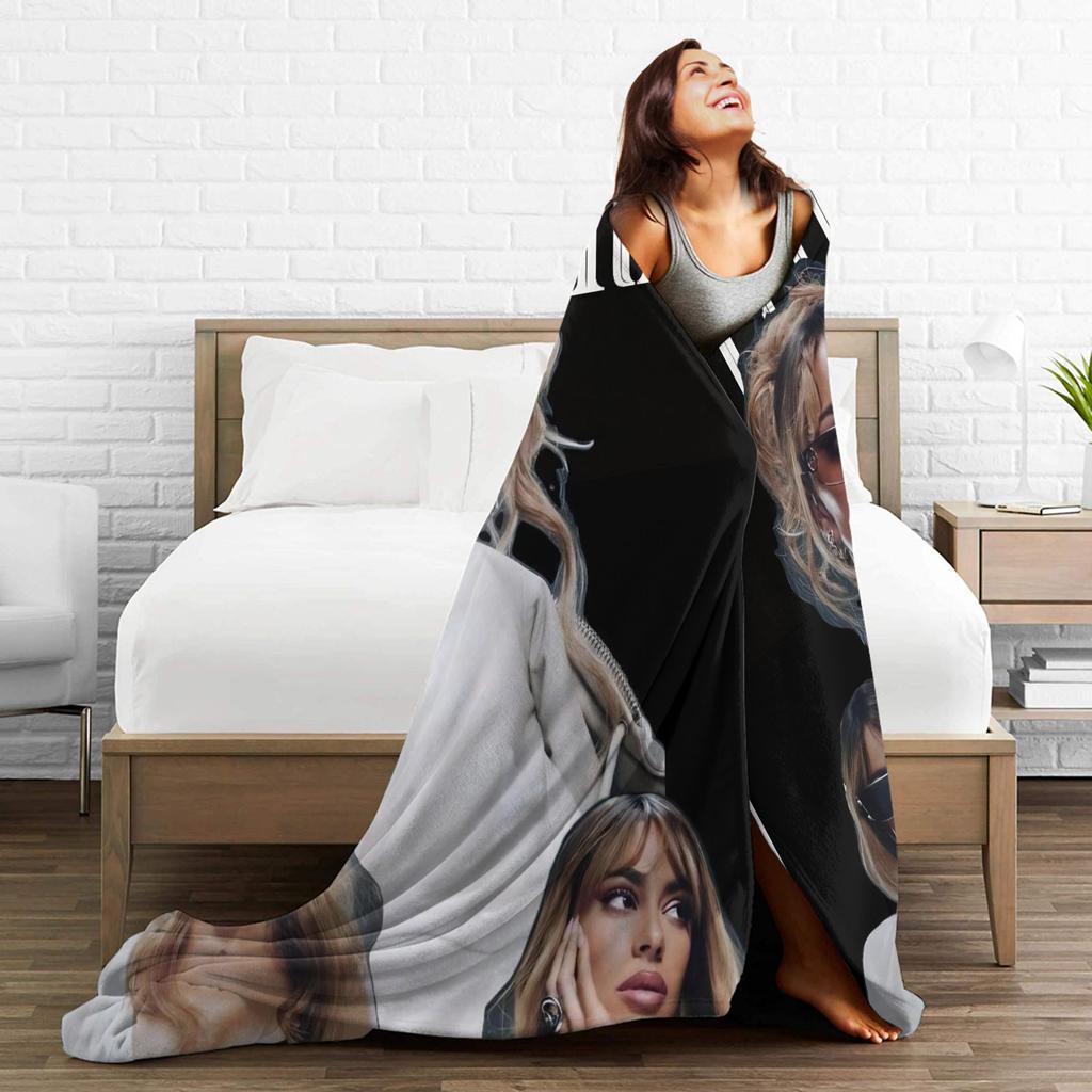 TINI STOESSEL Futtura Tour  Flannel Blanket  Warm Throw Blanket for Home Decor Camping Novelty Bedspread Sofa Bed Cover