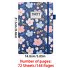 English A5 Agenda Planning Notebook Flower Design To-do List Notebook Diary Writing Pads  Business