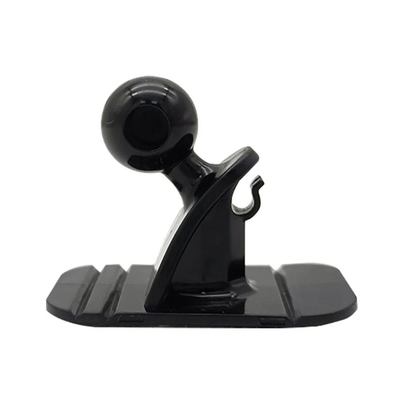 Adhesive Base 17mm Ball Joint Phone Holder Adapter For Car Dashboard Dashboard Office Desk Secure Stability