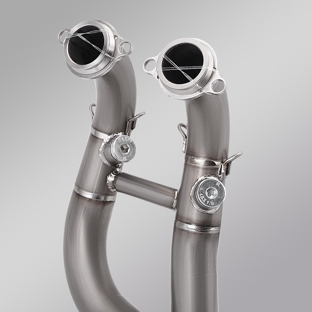 DUKE790/890 Titanium Alloy Front Exhaust Pipe (2018-2022) - Connects to Original Exhaust