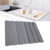 Stone Dish Drying Mat for Kitchen Counter Diatomite Folding Absorbable Multi Purpose Dish Drying Pad