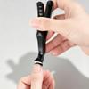Stainless Steel Anti-Splash Curved Elbow Nail Clipper Ergonomic Handle Heavy Duty for Adult Toenail Fingernail Trimming