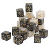 24 Pieces Dice Counters Acrylic Marble Creature Stats Clear Number Compatible Card Gaming Dice Counters