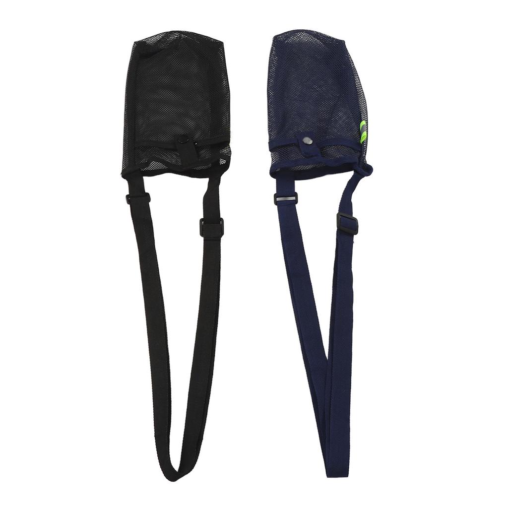 2pcs Water Bottle Sleeve Adjust Shoulder Strap Mesh Water Bottle Pouch Holder for Hiking Outdoor Sports