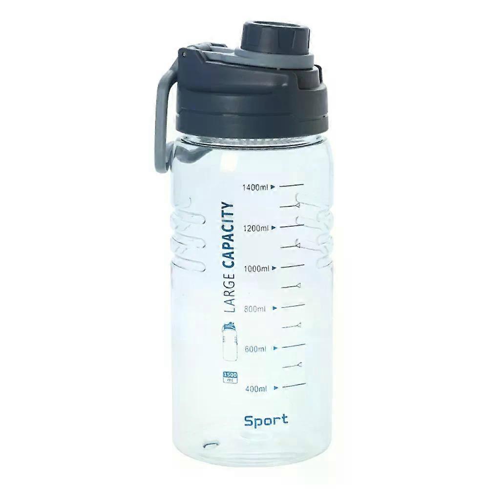 1500ml Large Capacity Plastic Water Bottle Portable Sport Travel Water Cup Tea Coffee Cup Kitchen Transparent