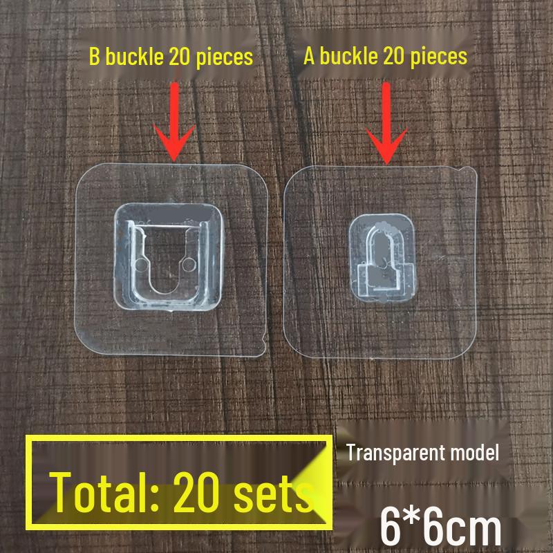 Wall-Mount Power Strip Holder: Strong Adhesive, No-Punch, Double-Sided Velcro Fastener for Routers and Sockets