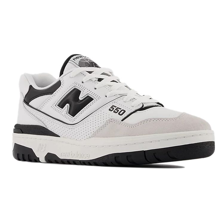 New Balance 550 Sea Salt Black Unisex Sneakers White BB550LM1