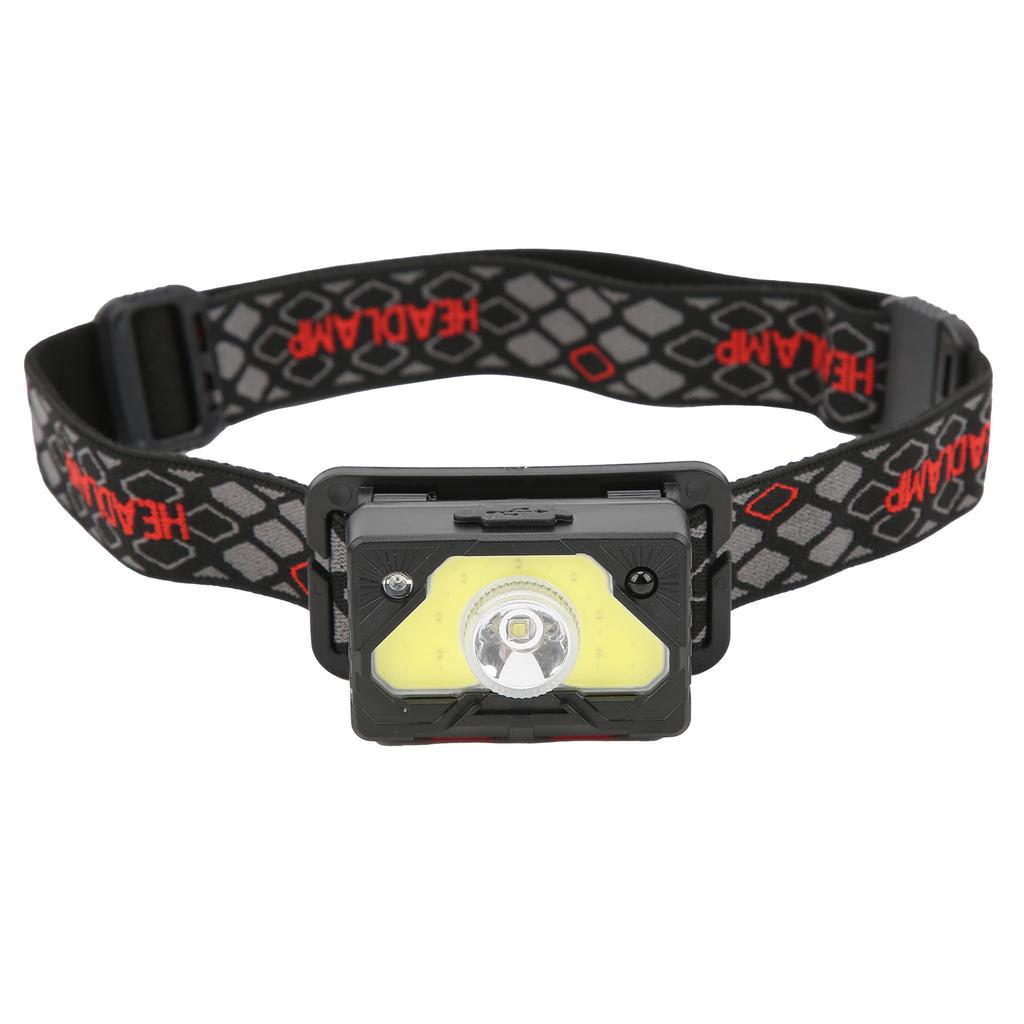 Oppladbar hodelykt Liten bærbar Multi-vinkeljustering Bred anvendelse Hodelykt for