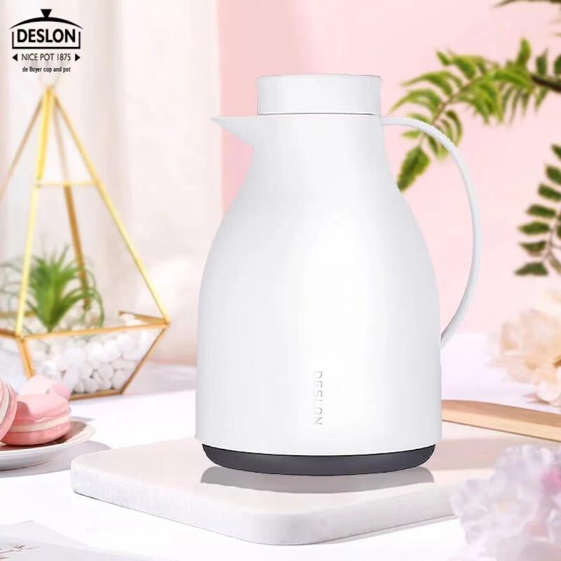 Deslang Aino 1.5L White Insulated Hot Water Kettle