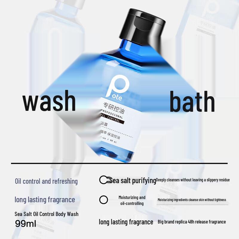 Baitai Travel Shampoo, Shower Gel & Conditioner Set