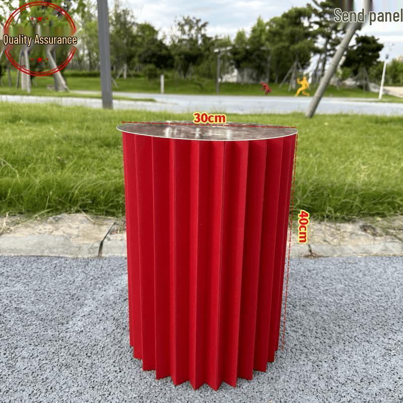 Wedding & Event Origami Dessert Display Stand - Round Foldable Columns for Cakes and Ornaments