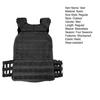 Outdoor Vest Adjustable Breathable Strong And Sturdy Decompression Sleeveless Protection Shockproof Elastic Waist