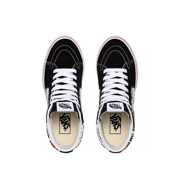 Vans Womens Sk8-Hi 'I Heart' (women's sizes) Black / True White Skateboard Shoes VN0A4U3CWKU