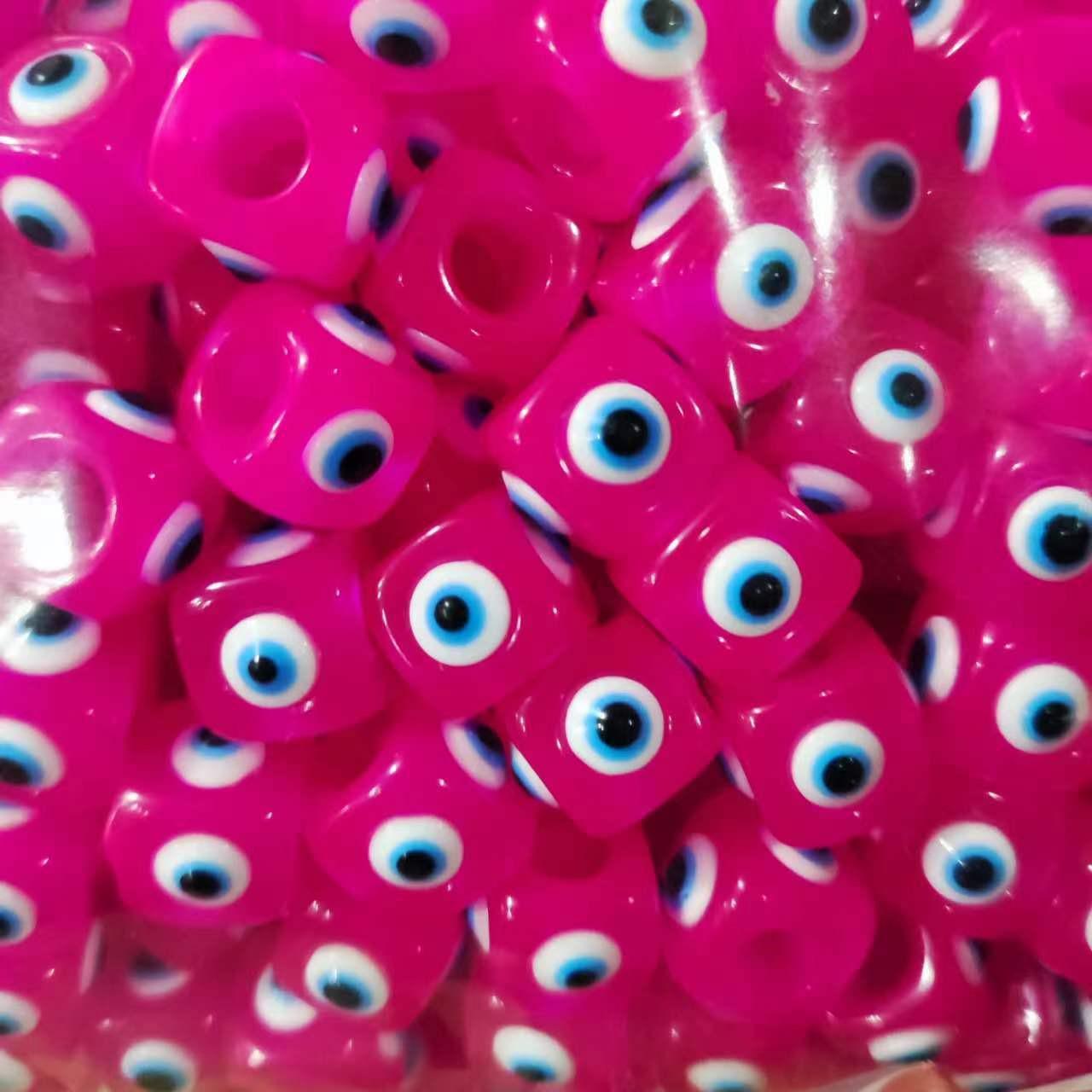 

Синие бусины из смолы «Сглаз»: Квадратная подвеска для ожерелья, брелока и браслета. 12mm розы красного