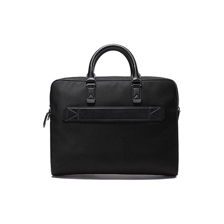 Bally Klassische gestreifte Stoff Umhängetasche Aktentasche Schultertasche Herrentaschen Schwarz 6301385