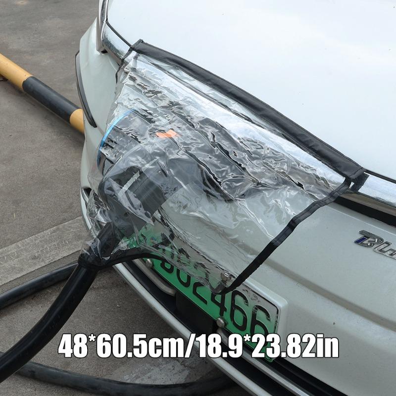 Kryt nabíječky EV Nabíječka do auta Pistole Nabíjecí port Nepromokavé Vodotěsné ochranné kryty Magnetická přilnavost Fit pro elektrická vozidla