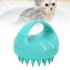 Pet Grooming Massage Brush Soft Cat Bath Brush Removes Loose Undercoat and Tangled Hair for Dogs and Cats