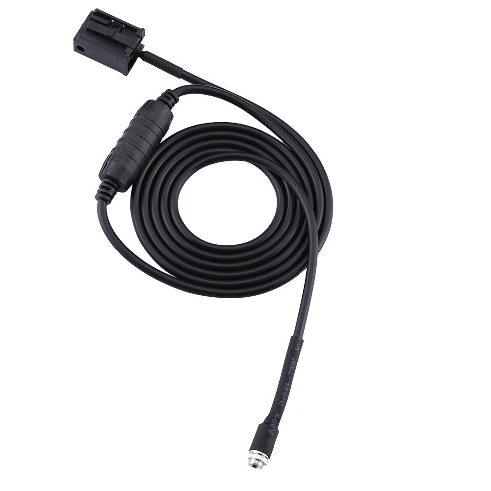 Car Black Female Auxiliary Adapter Cable For BMW E85 E86 Z4 CD X3 E83 12 Pin Line For Ipod